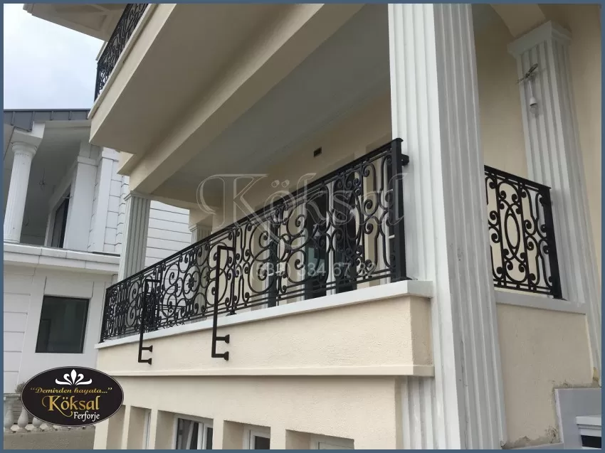 Balkon Korkulukları - Demir Balkon Korkuluk Modelleri