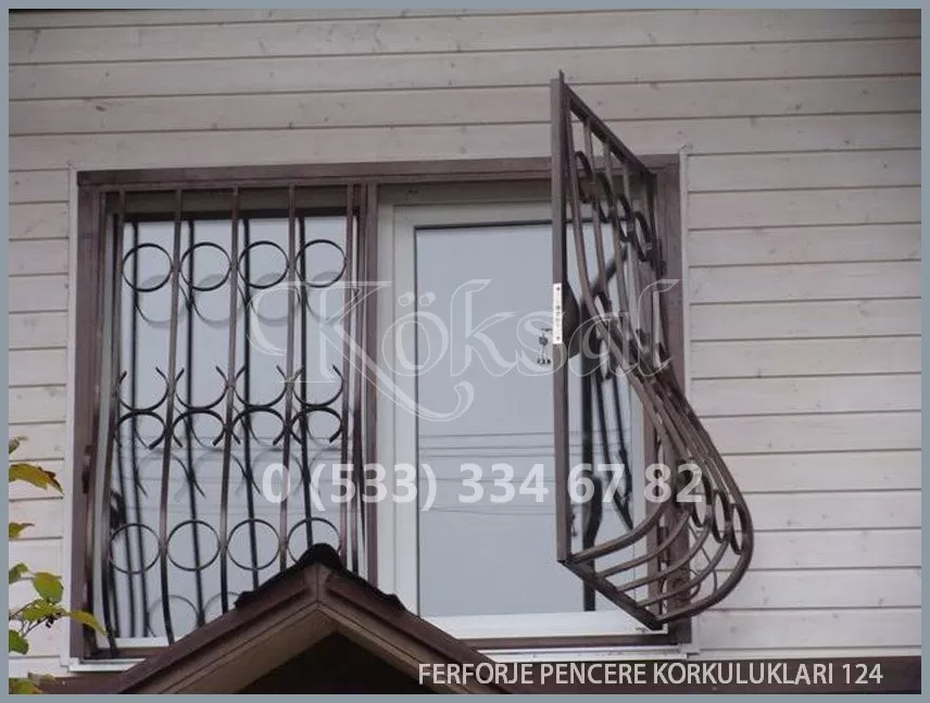 Ferforje Pencere Korkulukları 124