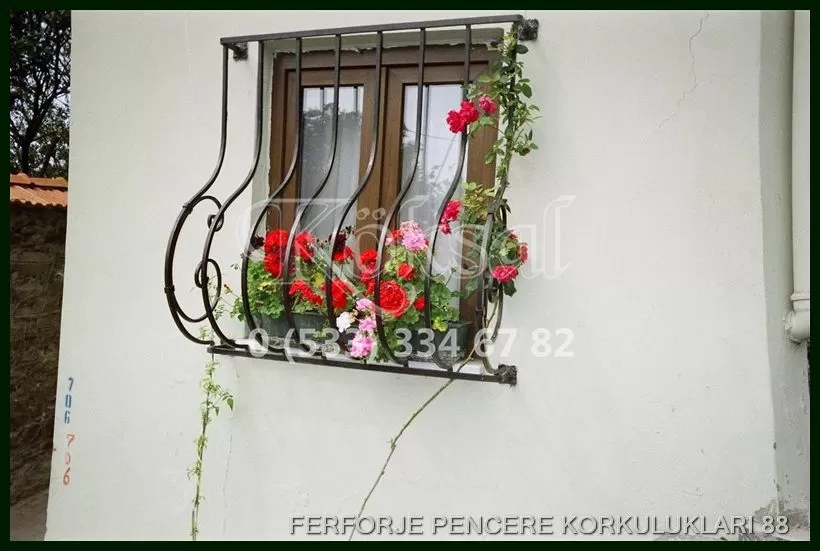 Ferforje Pencere Korkulukları 88