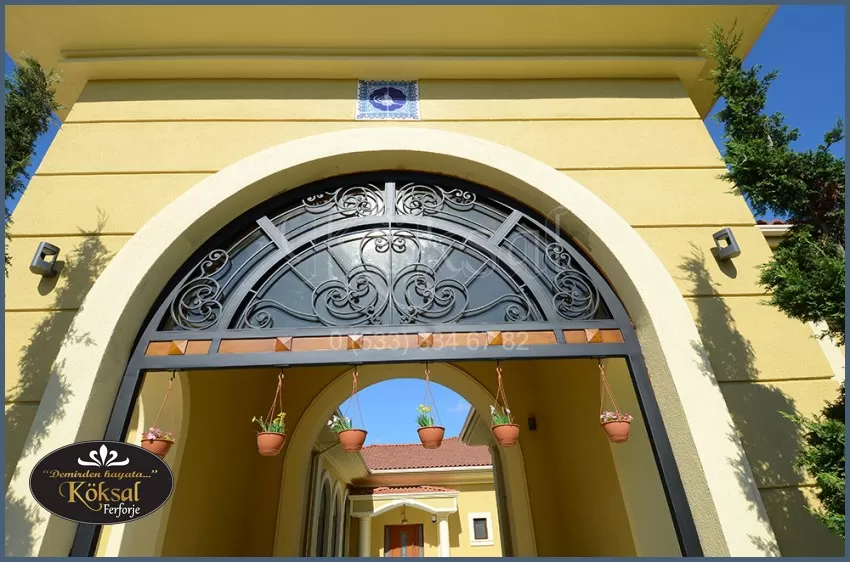 Villa Giriş Kapısı - Ferforje Villa Kapıları