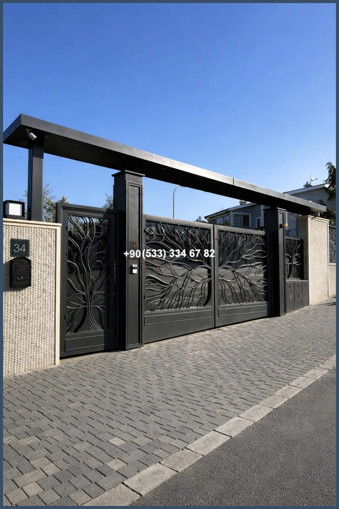 VİLLA KAPILARI-FERFORJE VİLLA KAPILAR-VİLLA GİRİŞ KAPILAR ima19075