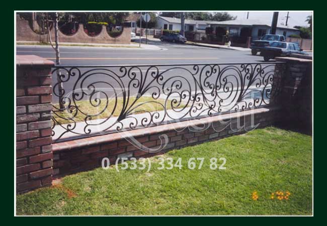 Ferforje Bahçe Korkuluk Ürün ve Tasarımları